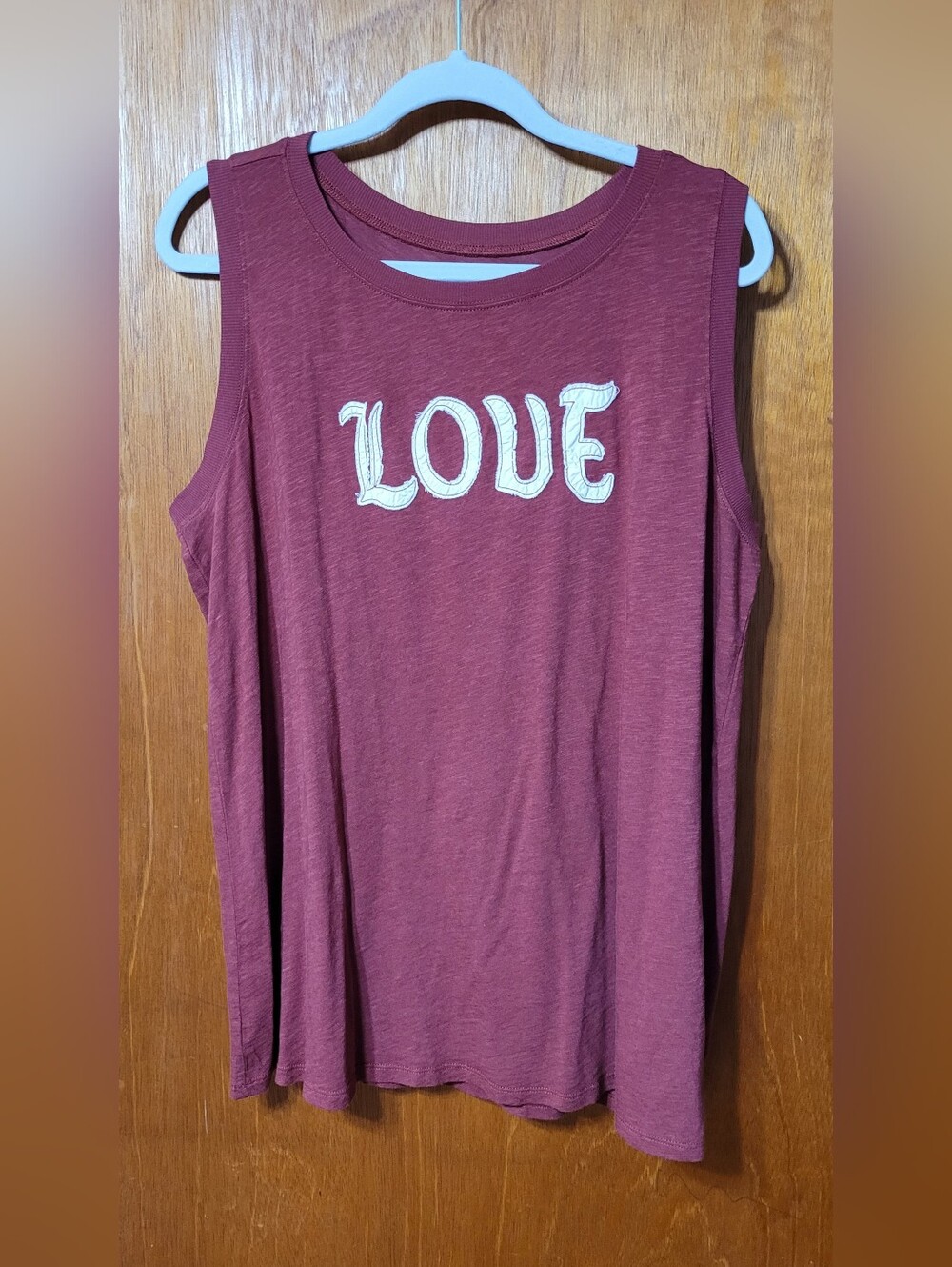 Vintage By Torrid Size 2 Vintage Red 'Love' Tank (1272)
